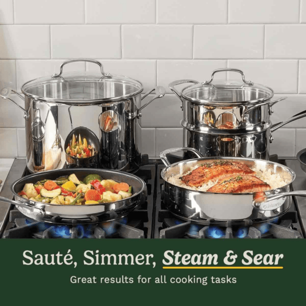 Cuisinart® Chef’s Classic™ Stainless Steel Cookware Set