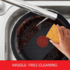 5 Tefal Essential Non-Stick 5-Piece Pan Set, Glass Lids, Black