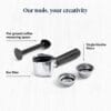 De'Longhi Dedica Style - Manual Espresso Machine Manual Milk Frother Metal [Energy Class B]