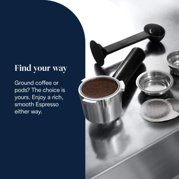 De'Longhi Dedica Style - Manual Espresso Machine Manual Milk Frother Metal [Energy Class B]