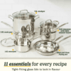 Cuisinart® Chef’s Classic™ Stainless Steel Cookware Set