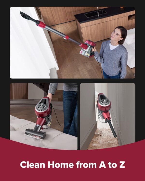 716R6HGWKtL._AC_SL1500_ Vexilar Corded Vacuum Cleaner 60KPa/600W,Self-Standing,1.5L Large Dustbin