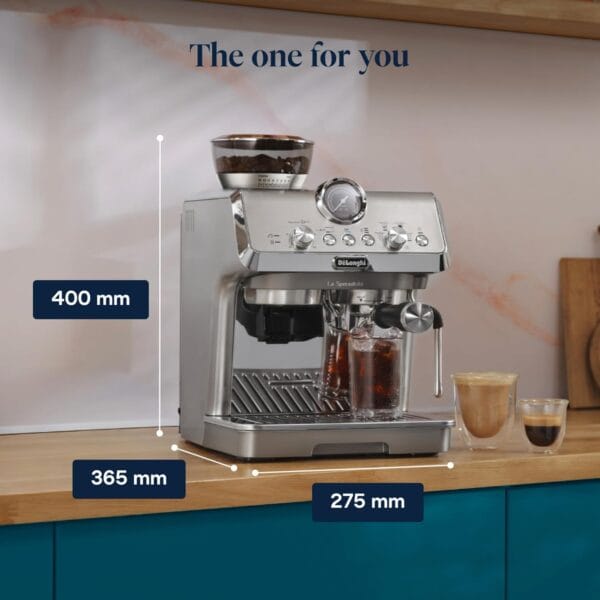 718Pw0+iViL._AC_SL1500_ De'Longhi La Specialista Arte Evo - Espresso Machine 4 Preset Drinks