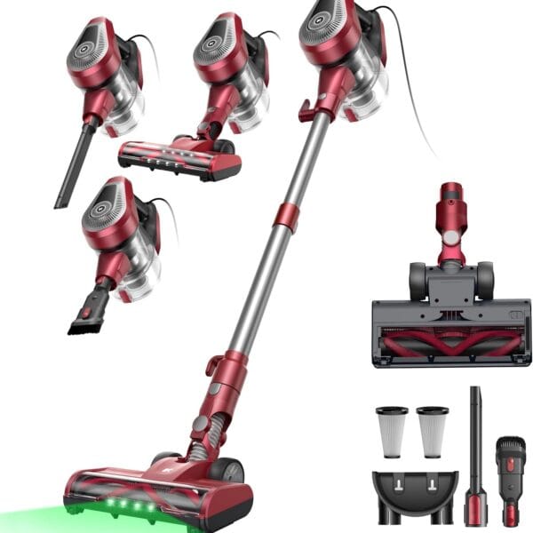 71OrHXVoREL._AC_SL1500_ Vexilar Corded Vacuum Cleaner 60KPa/600W,Self-Standing,1.5L Large Dustbin