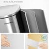 SONGMICS Kitchen Bin 13 Gallon (50 L) Silver