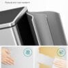 71wasO4QukL._AC_SL1500_ SONGMICS Trash Can, 2 x 8 Gallon (2 x 30 L) Garbage Can for Kitchen with 15 Trash Bags