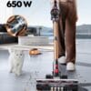 71xQXBCoWLL._AC_SL1500_ SMOTURE Cordless Vacuum Cleaner, 55KPa 650W Stick Cordless Vacuum