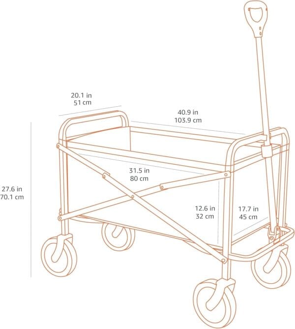 71yymlkHkrL._AC_SL1500_ Collapsible Heavy Duty Utility Wagon for Outdoor Sports