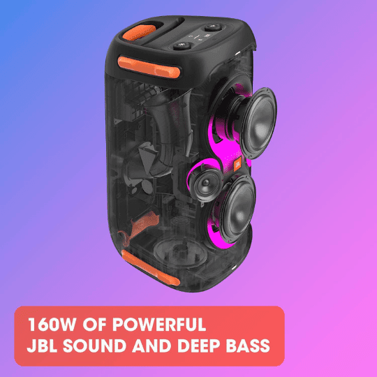 8 JBL PartyBox 110 Portable Party Speaker with 160W Powerful Sound