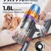 81d1oZmEQZL._AC_SL1500_ 80Mins Cordless Vacuum Cleaner, 650W 55Kpa Stick Vacuum Cleaner for Home
