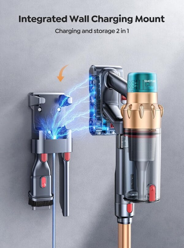 81f4RLiVHNL._AC_SL1500_ SMOTURE Cordless Vacuum Cleaner, 55KPa 650W Stick Cordless Vacuum